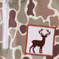 Camouflage deer embroidery hoodie