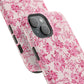 Pink Floral Magnetic Impact-Resistant Phone Case