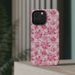 Pink Floral Magnetic Impact-Resistant Phone Case
