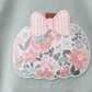 Sage Floral Pumpkin Applique Ruffle Bubble