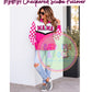 MAMA Checkered ¼-Zip Scuba Pullover *PRE-ORDER*