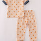 Khaki print pajamas set