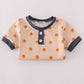 Khaki print pajamas set