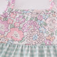 Garden gingham mom&me tiered dress