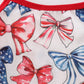 Bow print mom&me top