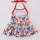 Bow print mom&me top