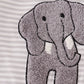 Alabama polka dot elephant french knot stripe top