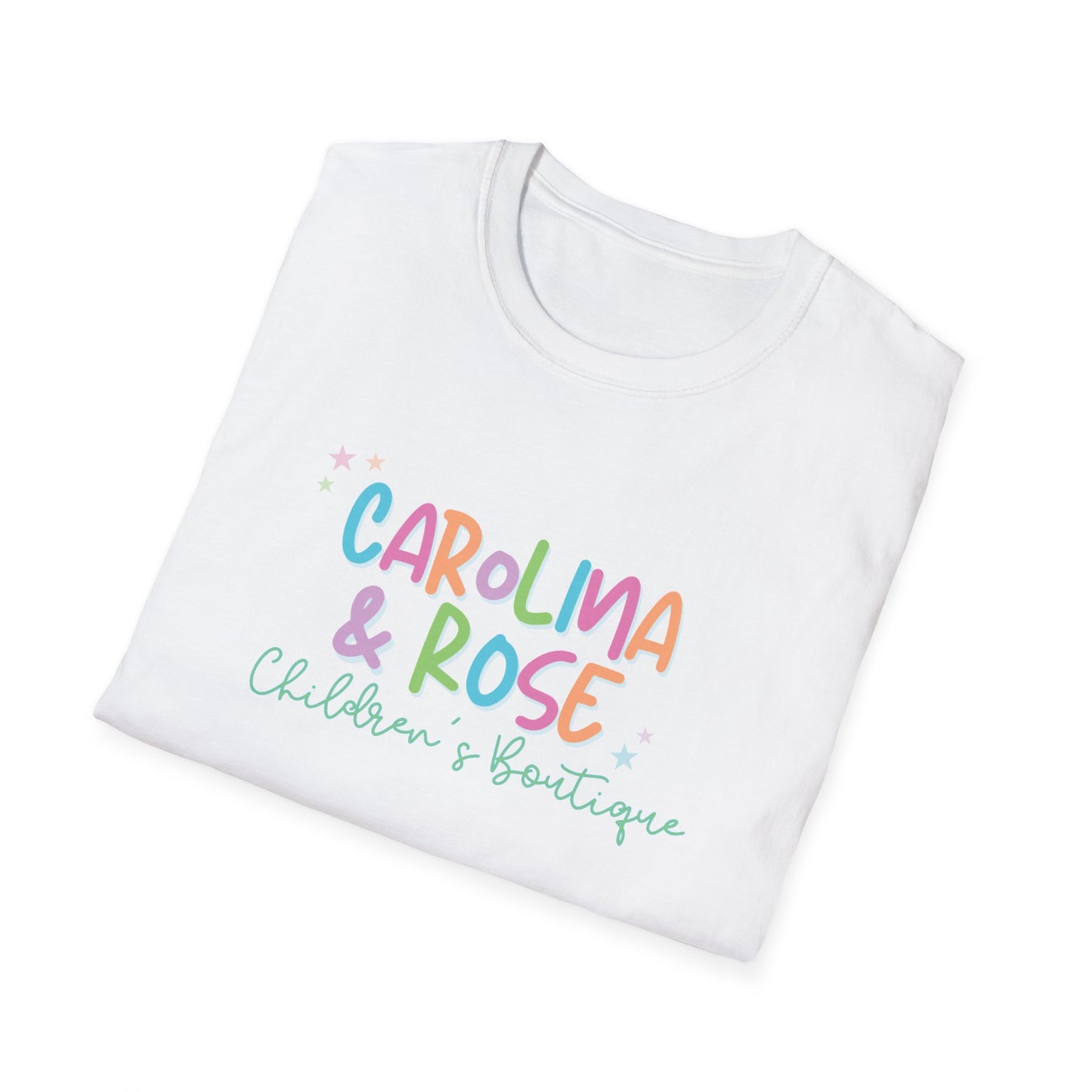 Carolina & Rose Children’s Boutique T-Shirt | Pastel Logo Tee