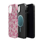 Pink Floral Magnetic Impact-Resistant Phone Case