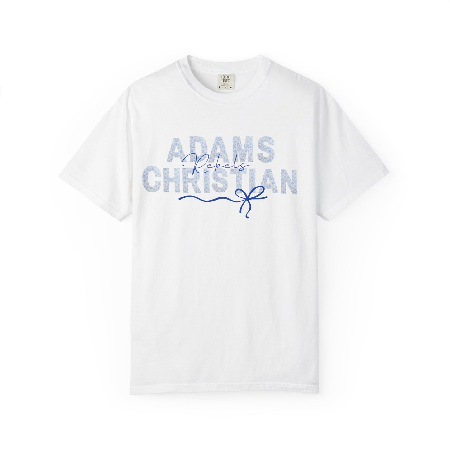 AC Bow Floral Script Tee