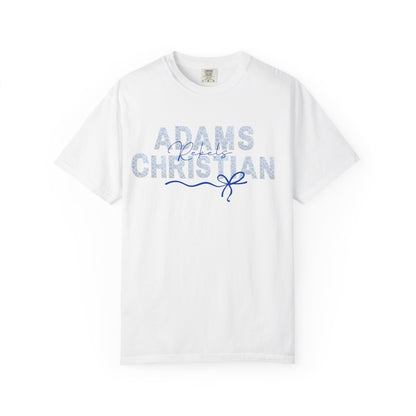AC Bow Floral Script Tee