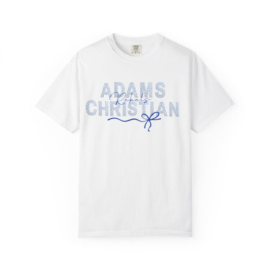 AC Bow Floral Script Tee