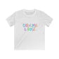 Personalized Kids T-Shirt — "Carolina & Rose" Pastel Name Tee