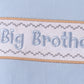 Blue big brother embroidery top