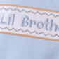 Blue Lil brother embroidery bubble
