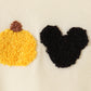 Beige character french knot top