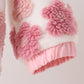 Floral print fleece jacket
