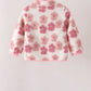 Floral print fleece jacket