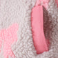 Pink bow fleece jacket