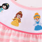 Pink Stripe Princess Embroidery Bubble