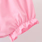 Blue Milk Santa Cookies Ruffle Bloomer Set