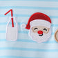 Blue Milk Santa Cookies Stripe Pants Set