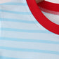 Blue Milk Santa Cookies Stripe Pants Set