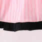 Pink ghost applique stripe dress