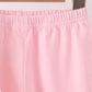 Pink floral turkey embroidery ruffle pants set