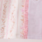Pink floral turkey embroidery ruffle dress