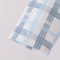 Blue plaid pocket top