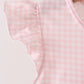 Pink cats Jack-O-Lantern applique ruffle pants set