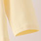 Beige character embroidery top