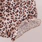 Leopard pumpkin applique bloomer set