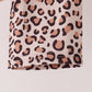 Leopard pumpkin applique pants set