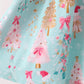 Green christmas tree bamboo pants set