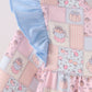 Pink pumpkin ruffle bloomer set