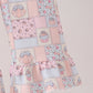 Pink pumpkin ruffle 2pc set