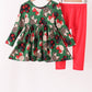Red character bamboo pants set