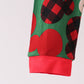 Red character bamboo pajama set