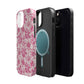 Pink Floral Magnetic Impact-Resistant Phone Case