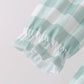 Sage Turkey Embroidery Gingham 2pc Pants Set