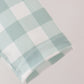 Sage Turkey Embroidery Gingham Dress