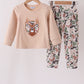 Camo Deer Applique Pants Set