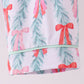 Green bow christmas tree bamboo pajama set