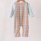 Sage Turkey Embroidery Plaid 2pc set