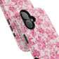 Pink Floral Magnetic Impact-Resistant Phone Case