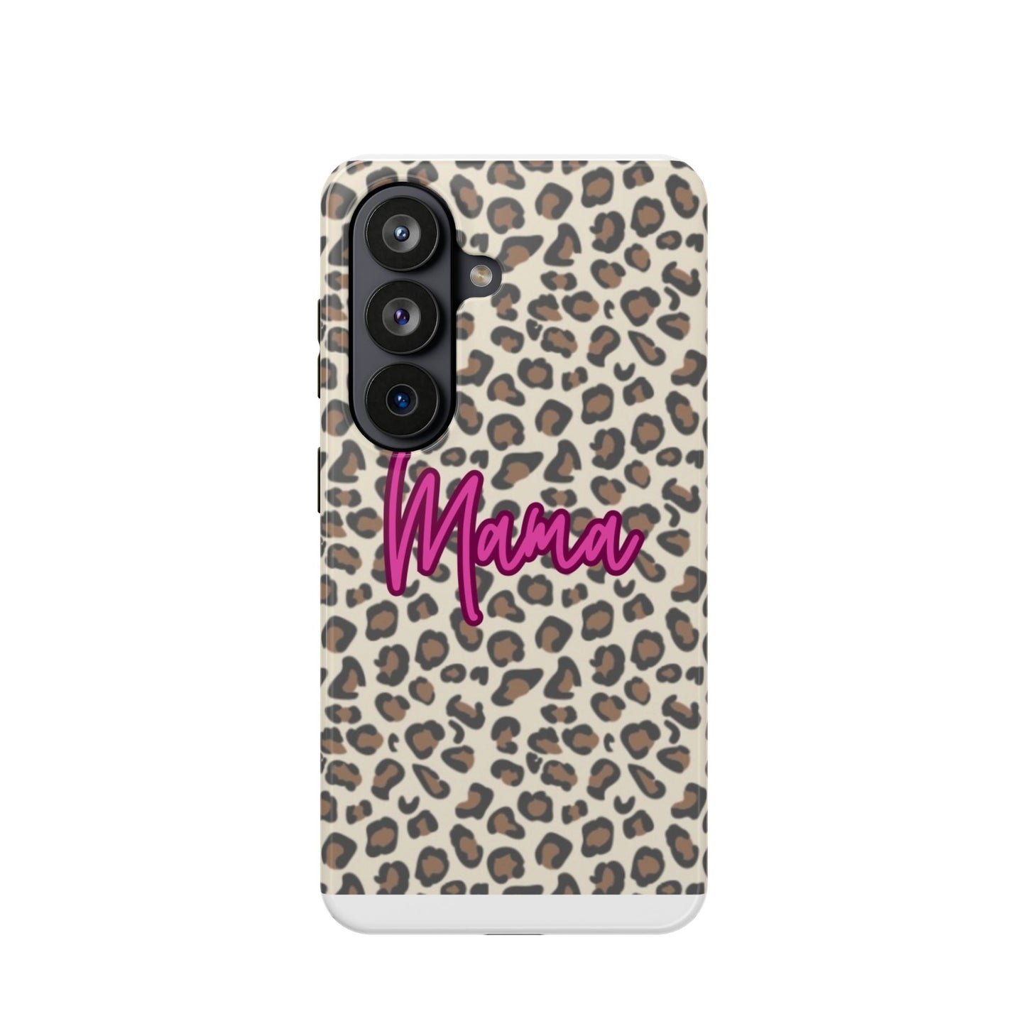 Mama Leopard Print Magnetic Impact Phone Case