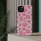 Pink Floral Magnetic Impact-Resistant Phone Case