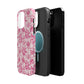 Pink Floral Magnetic Impact-Resistant Phone Case